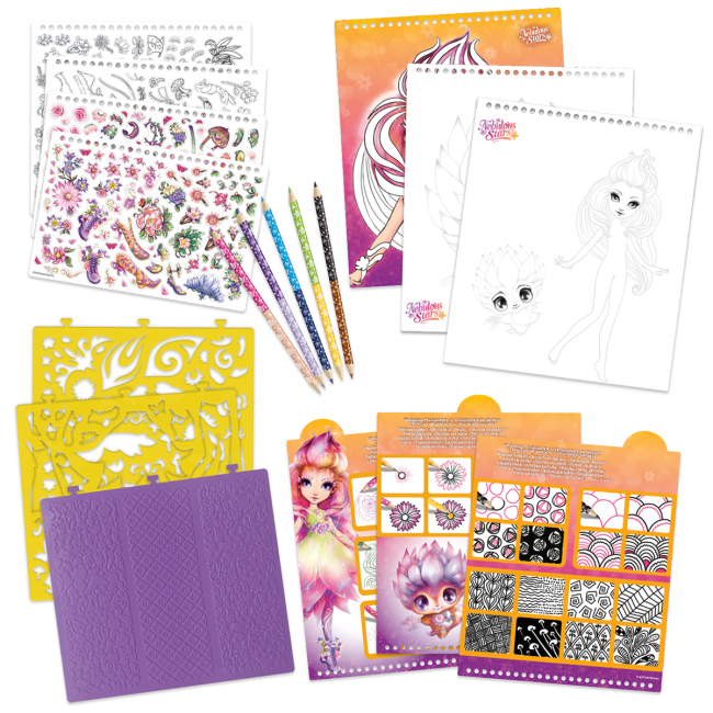 Наборы для творчества - Набор для творчества Nebulous star Скетчбук Петулия мотивы леса (11103)#2