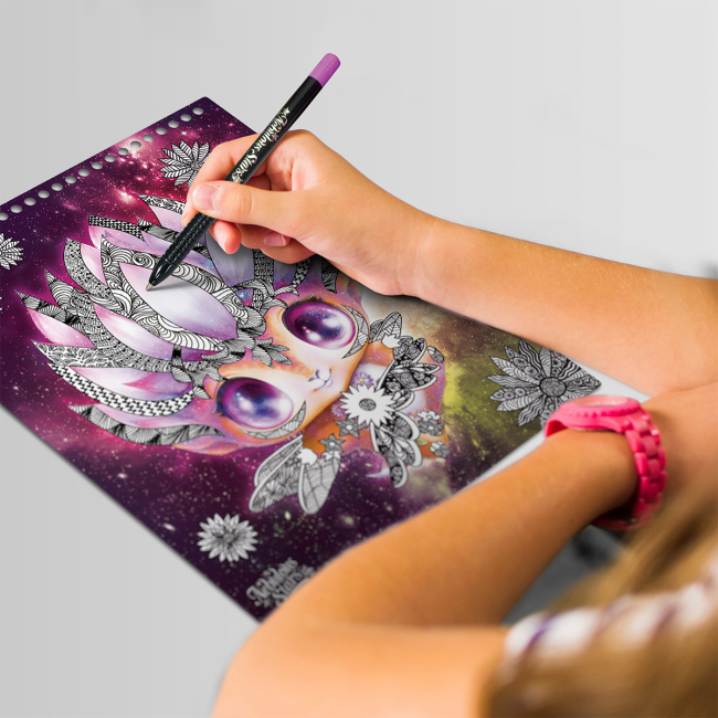 Наборы для творчества - Набор для творчества Nebulous star Скетчбук Петулия мотивы леса (11103)#4