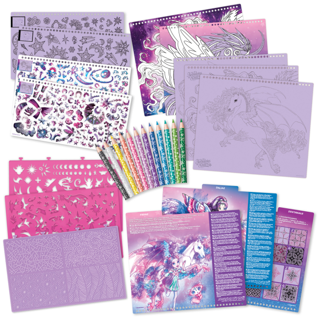 Товары для рисования - Набор для творчества Nebulous stars Скетчбук Легенда о Фириазе (11371)#2