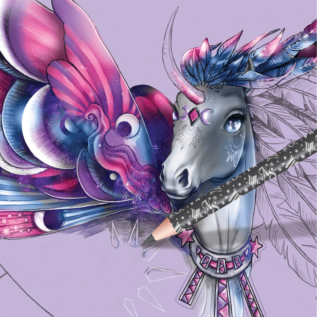 Товары для рисования - Набор для творчества Nebulous stars Скетчбук Легенда о Фириазе (11371)#4