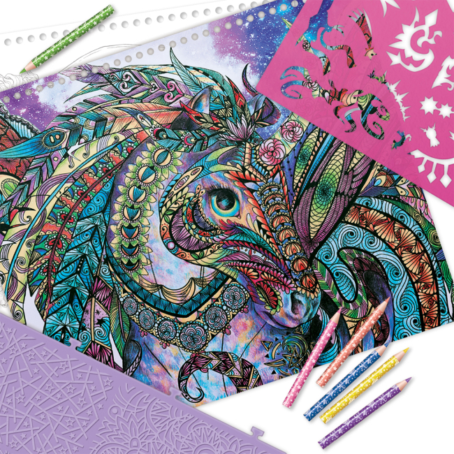 Товары для рисования - Набор для творчества Nebulous stars Скетчбук Легенда о Фириазе (11371)#5