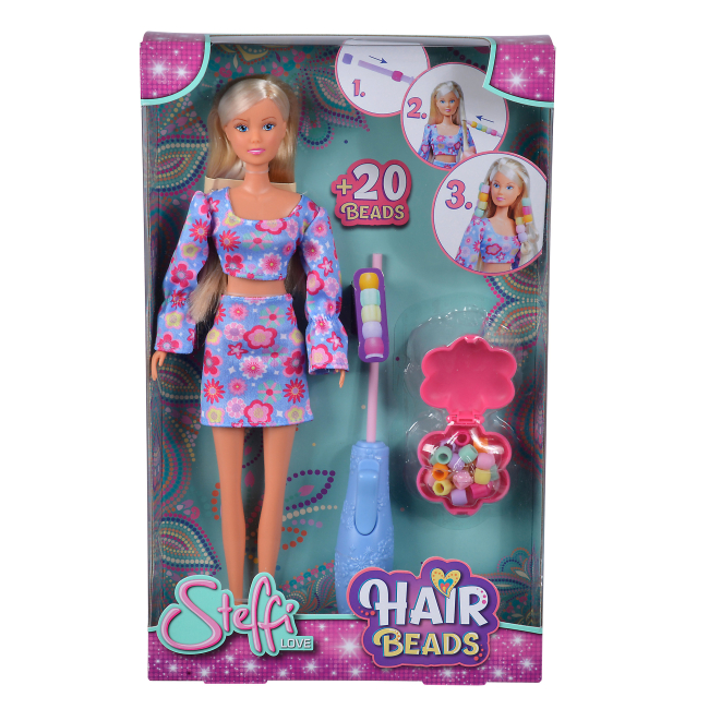 Куклы - Кукольный набор Steffi & Evi Love Штеффи Прическа с ожерельем (5733652)#5
