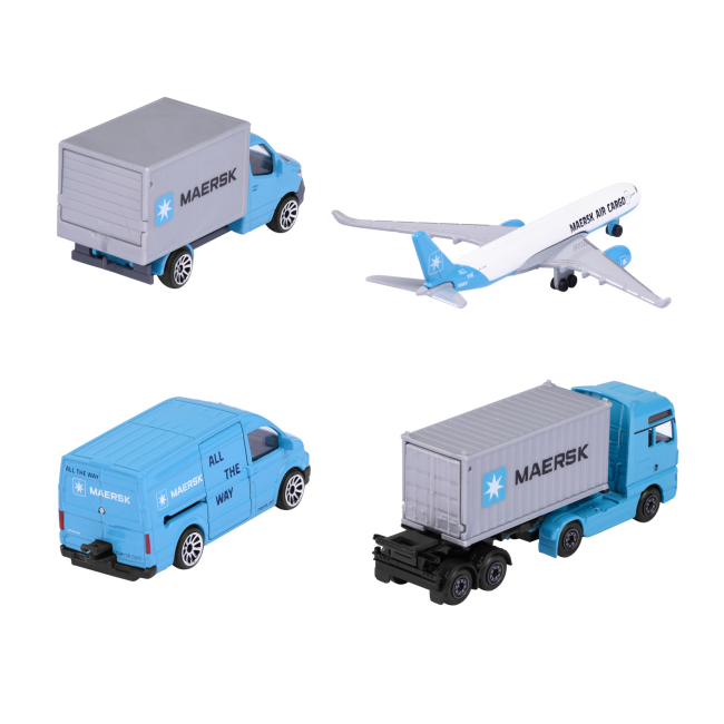 Транспорт і спецтехніка - Ігровий набір Majorette Maersk Логістика (2057290)#2