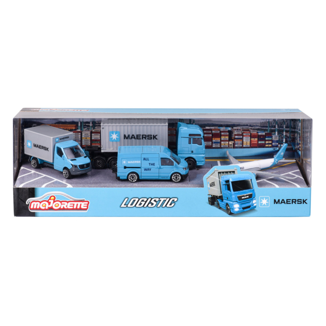 Транспорт і спецтехніка - Ігровий набір Majorette Maersk Логістика (2057290)#3