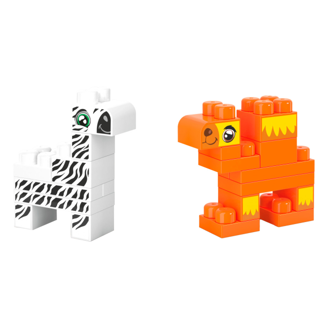 Блокові конструктори - Конструктор Technok Сафарі 97 елементів (9383)#4