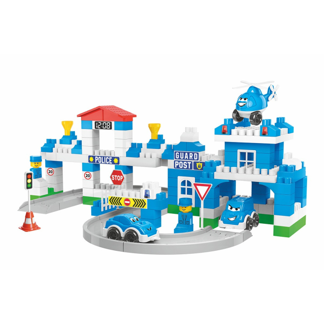 Блочные конструкторы - Конструктор Technok Полиция 180 элементов (8447)#3