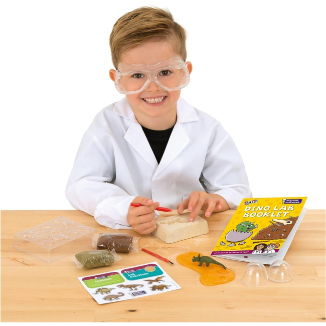 Наукові ігри, фокуси та досліди - Набір для дослідів Galt Діно міні-лабораторія (1005131)#2
