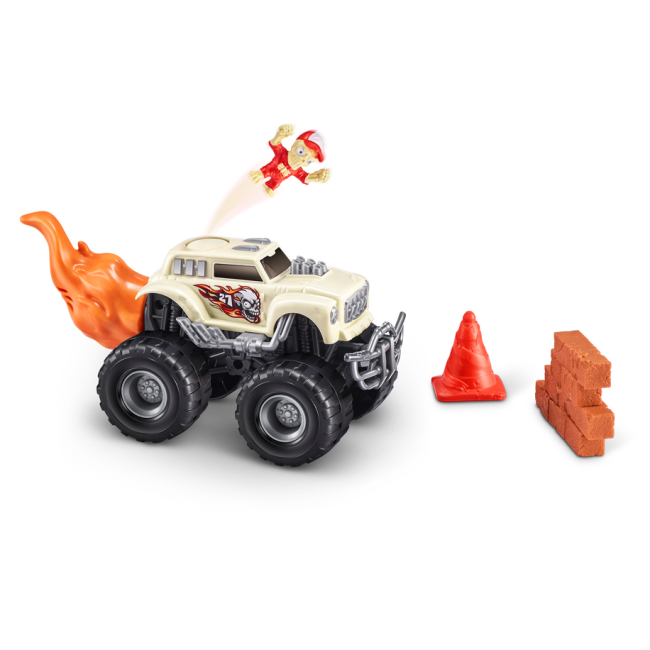 Автомоделі - Ігровий набір Smashers Monster Wheels Skull truck (74103B)#5