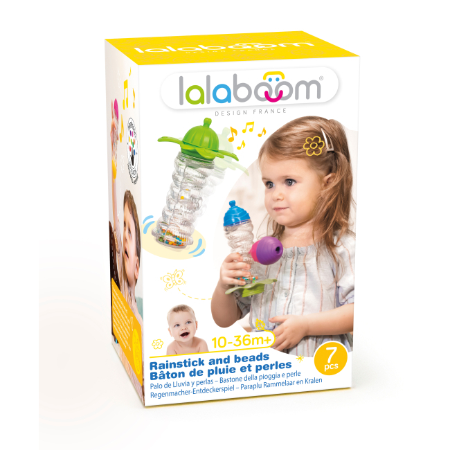 Погремушки, прорезыватели - Развивающая игрушка Lalaboom Погремушка-дождик (BL670)#3