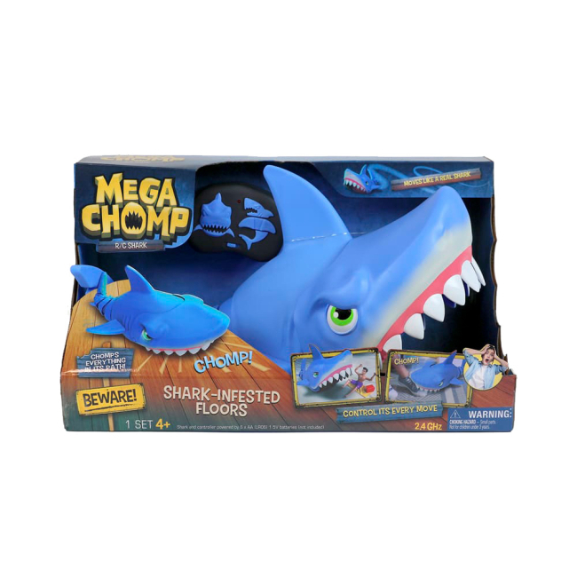 Фигурки животных - Игрушка на радиоуправлении Mega Chomp Акула (18493)#2
