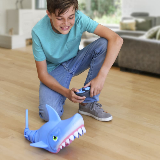 Фигурки животных - Игрушка на радиоуправлении Mega Chomp Акула (18493)#4