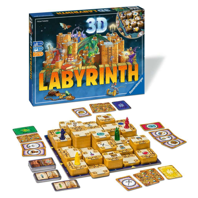 Настільні ігри - Настільна гра Ravensburger 3D Лабіринт (26831)#2