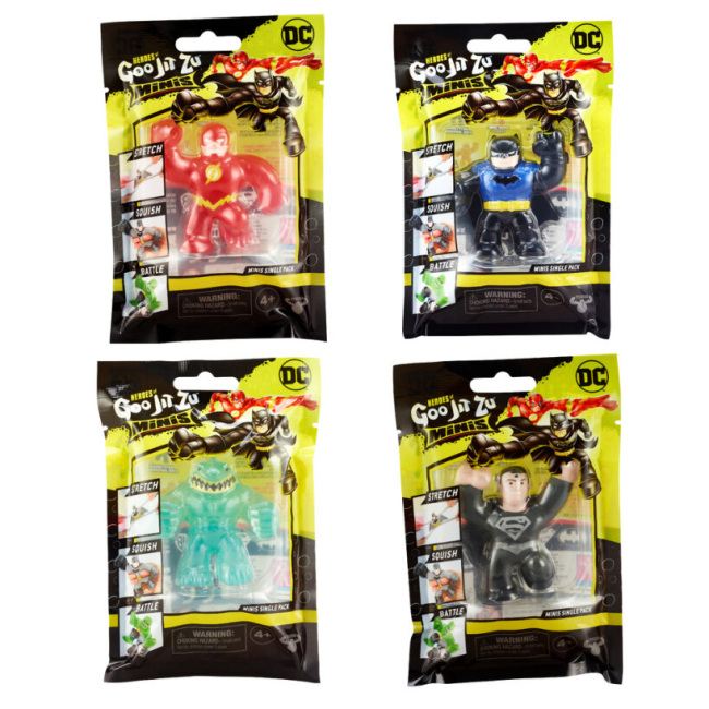 Антистресс игрушки - Стретч-антистресс Goo Jit Zu супергерои ДиСи мини в в ассортименте (123286)#2