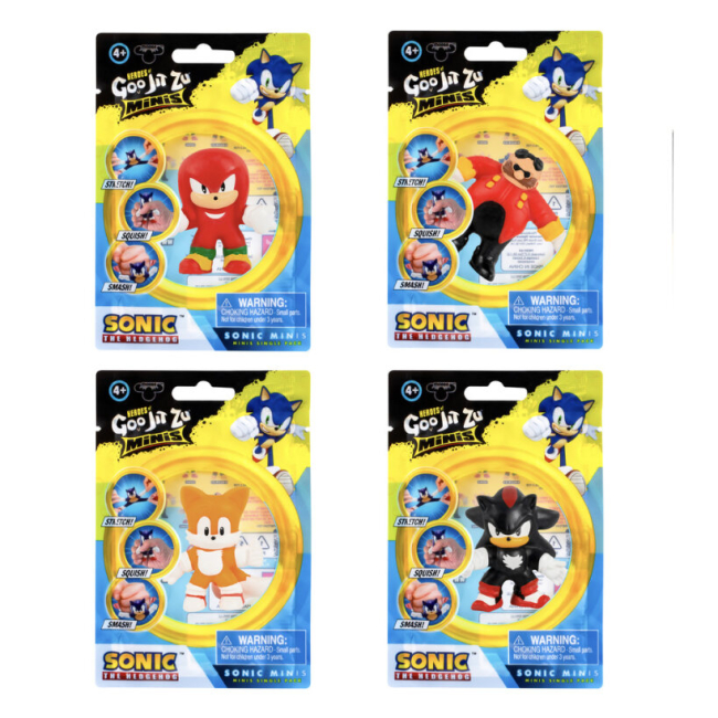 Антистрес іграшки - Стретч-антистресс Goo Jit Zu Сонік міні в асортименті  (123289)#3