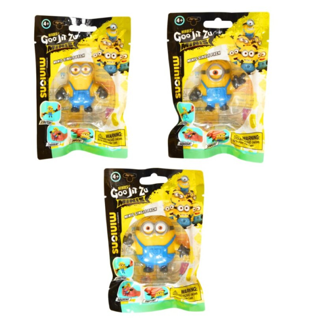 Антистрес іграшки - Стретч-антистрес Goo Jit Zu Посіпаки міні в асортименті (123290)#2