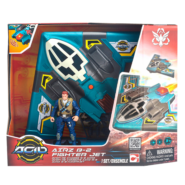 Фігурки чоловічків - Ігровий набір A.C.I.D. МорфоЗор Винищувач AIRZ B-2 (535200)#2
