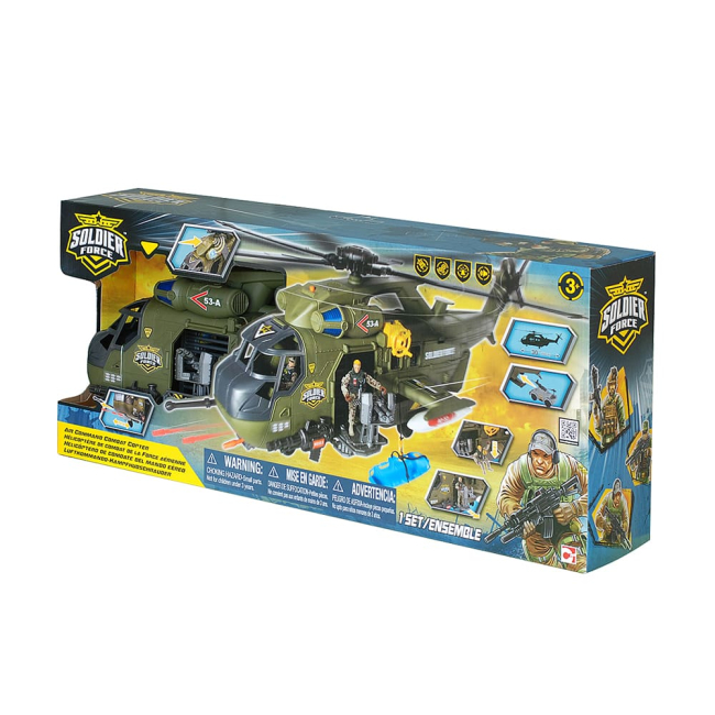 Фигурки человечков - Игровой набор Soldier force Боевой вертолет (545163)#2