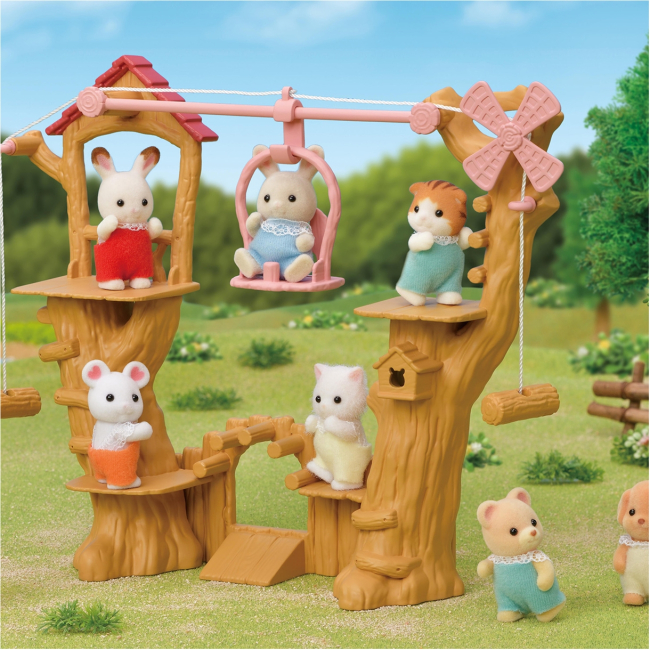 Фигурки животных - Игровой набор Sylvanian Families Детская канатная дорога (5452)#3