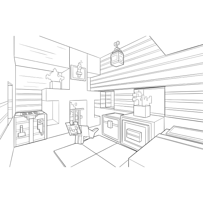 Товари для малювання - Розмальовка пригод Artbooks Minecraft (9786175230541)#4