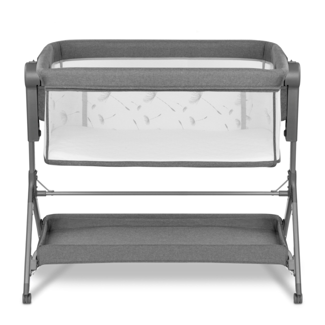 Манежи - Приставная кроватка Lionelo Leonie plus grey stone (LO-LEONIE PLUS GREY STONE)#3