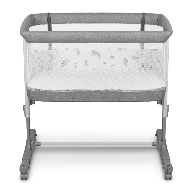 Манежи - Приставная кроватка Lionelo Aurora grey concrete (LO-AURORA GREY CONCRETE)#4