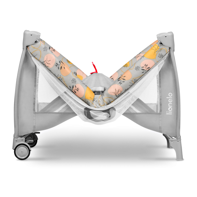 Манежі - Манеж Lionelo Stefi plus pink yellow (LO-STEFI PLUS PINK YELLOW)#3