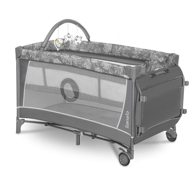 Манежи - Манеж Lionelo Flower grey stone (LO-FLOWER GREY STONE)#3