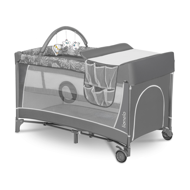 Манежи - Манеж Lionelo Flower grey stone (LO-FLOWER GREY STONE)#4