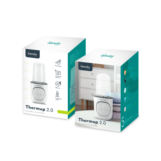 Товары по уходу - Подогреватель бутылок Lionelo Thermup white 2.0 (LOC-THERMUP 2.0 WHITE)#4