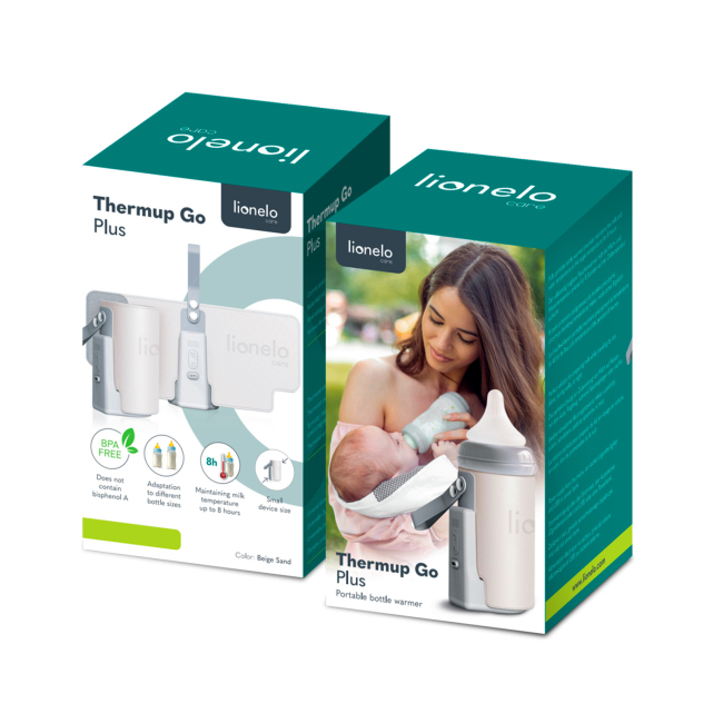 Товары по уходу - Подогреватель бутылок Lionelo Thermup go plus beige sand (LOC-THERMUP GO PLUS BEIGE SAND)#4