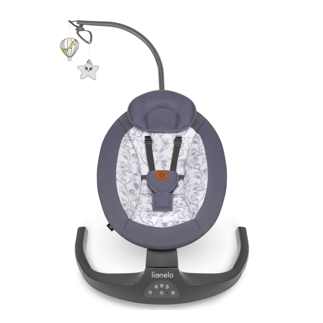 Крісла-качалки - Крісло-качалка Lionelo Ralf grey white (LO-RALF GREY WHITE)#2