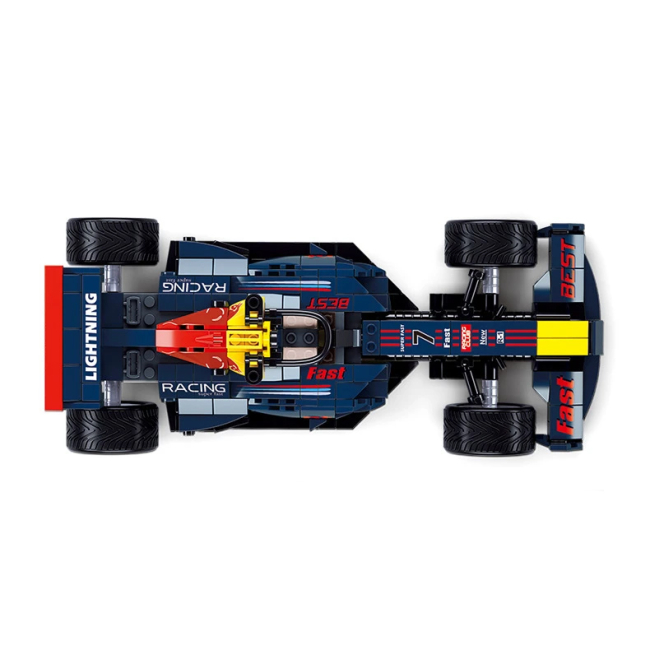 Конструктори з унікальними деталями - Конструктор Sluban Power Bricks Гоночний автомобіль на радіокеруванні (M38-B1023)#3