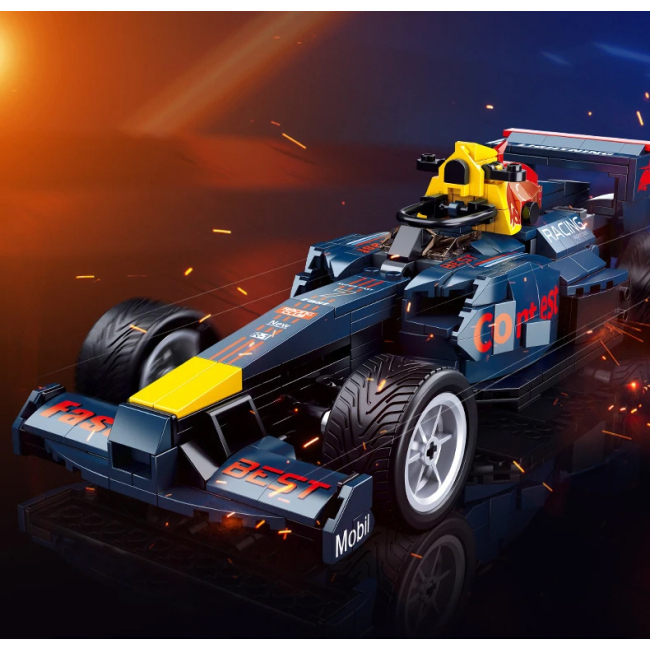 Конструктори з унікальними деталями - Конструктор Sluban Power Bricks Гоночний автомобіль на радіокеруванні (M38-B1023)#4