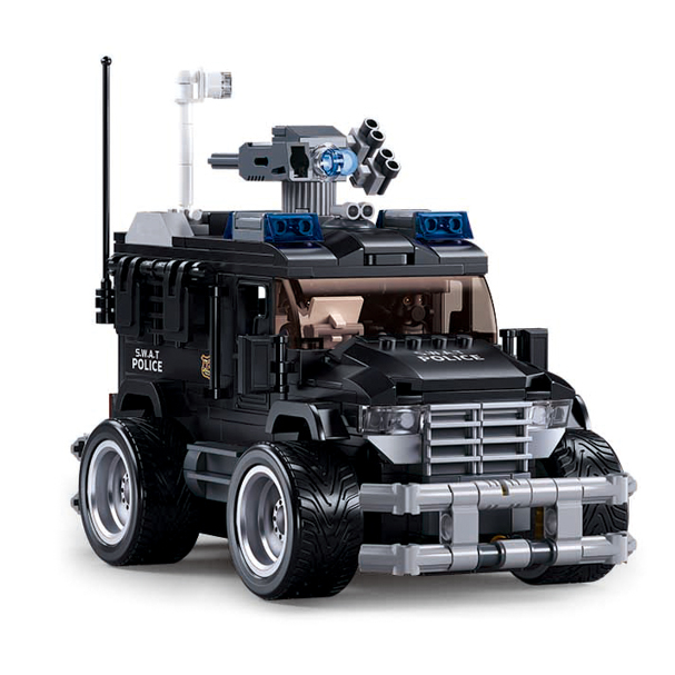 Конструктори з унікальними деталями - Конструктор Sluban Power bricks Штурмова машина на радіокеруванні (M38-B1156)#3