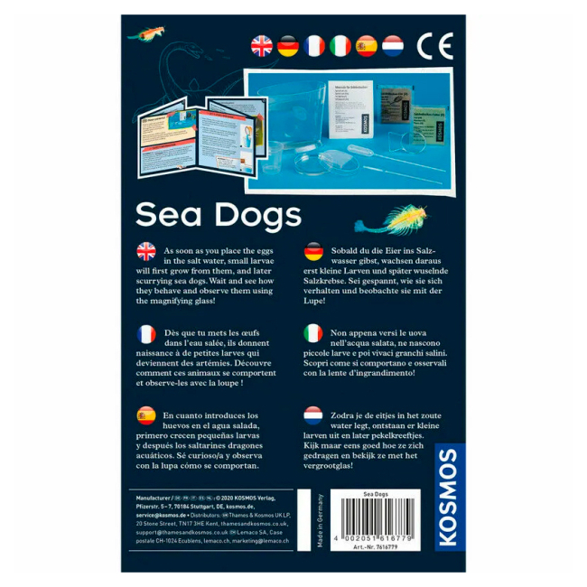 Наукові ігри, фокуси та досліди - Набір для експериментів Kosmos Морські рачки (616779)#3