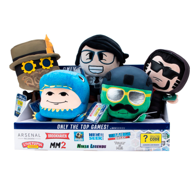 Персонажи мультфильмов - Мягкая игрушка DevSeries Collector plush arsenal Blue Rex W1 (CRS0012)#4