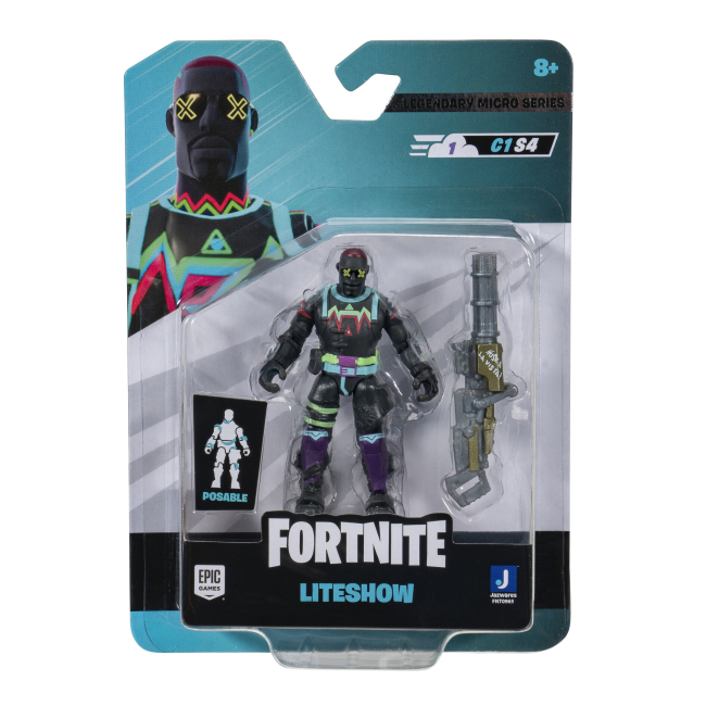Фігурки персонажів - Колекційна фігурка Fortnite Micro legendary series Liteshow (FNT0965)#4