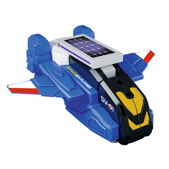 Роботи - Ігровий набір Blue Rocket STEM Космічні пригоди з сонячною панеллю 3 в 1 (XT1803088)#2