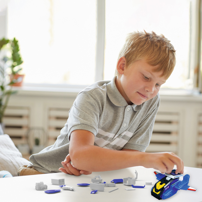 Роботи - Ігровий набір Blue Rocket STEM Космічні пригоди з сонячною панеллю 3 в 1 (XT1803088)#5