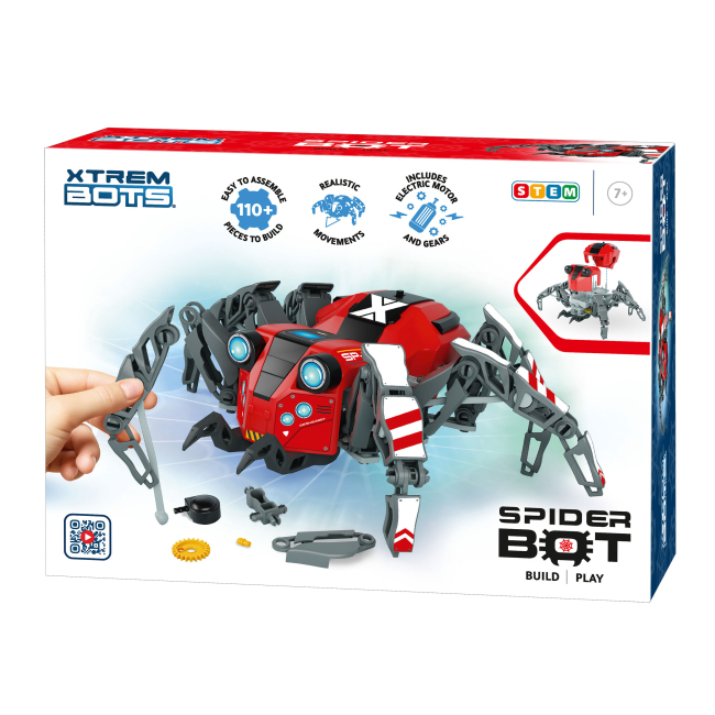 Роботы - Робот-конструктор Blue Rocket STEM Паук (XT3803253)#3