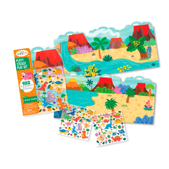 Развивающие игрушки - Развивающий набор Let's craft Фантастические миры - дино-парк (PSB005)#2