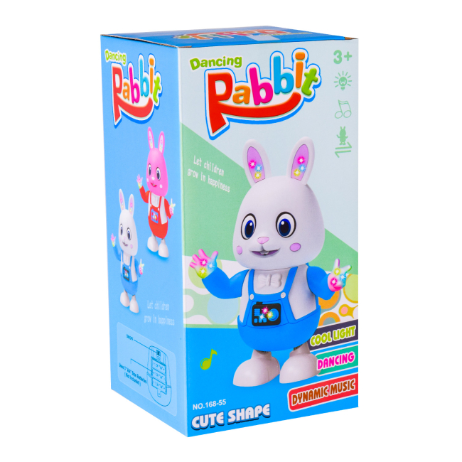 Розвивальні іграшки - Музична іграшка Shantou Jinxing Заєць блакитний (168-55/1)#2