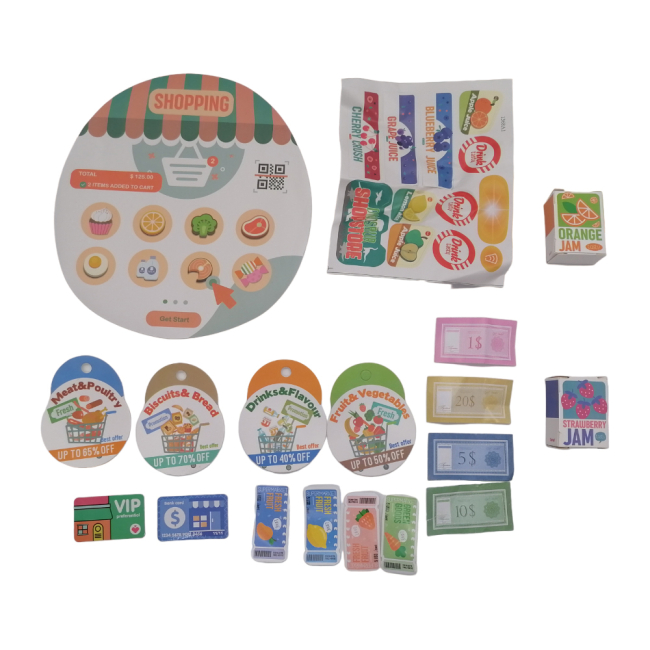 Наборы профессий - Игровой набор OTSIXE Динозавр Торговый супермаркет (1368A1) #6