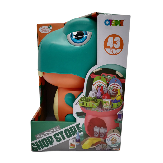 Наборы профессий - Игровой набор OTSIXE Динозавр Торговый супермаркет (1368A1) #7