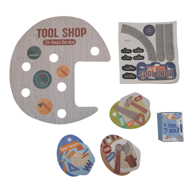 Набори професій - Ігровий набір OTSIXE Динозавр Інструменти (1368A7)#6