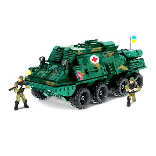 Конструктори з унікальними деталями - Конструктор IBLOCK Армія БММ-70Б (PL-921-484)#2
