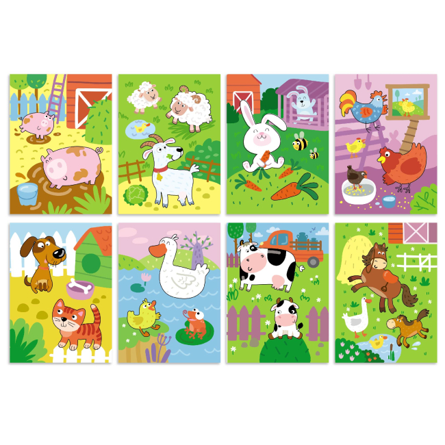 Товары для рисования - Набор раскрасок DoDo​ Рисуй водой Ферма (300311)#3