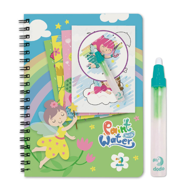 Товари для малювання - Набір розмальовок DoDo Малюй водою Феї (300312)#2