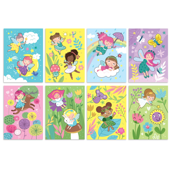 Товари для малювання - Набір розмальовок DoDo Малюй водою Феї (300312)#3