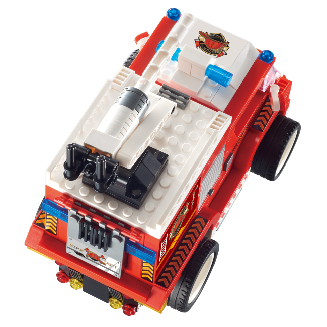 Конструктори з унікальними деталями - Конструктор Wise block Рятувальна машина на радіокеруванні (EU389045)#4